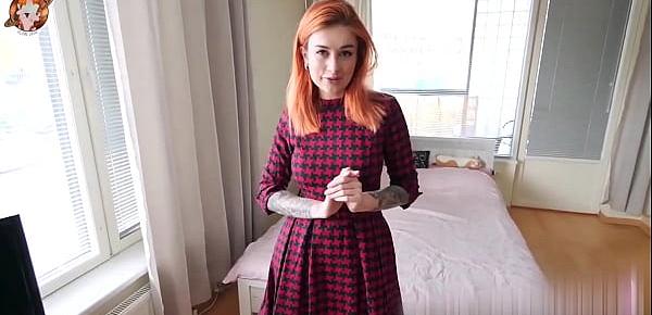  Gorgeous Redhead Babe Sucks and Hard Fucks You While Parents Away - JOI Game